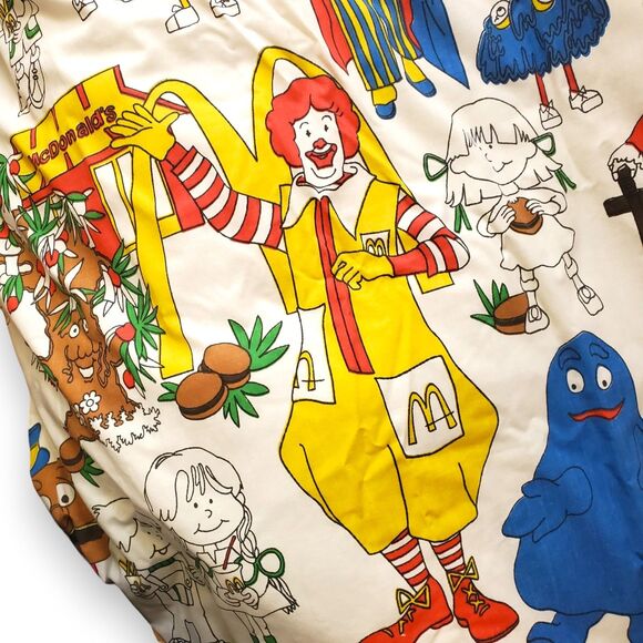 RARE Vtg 70s McDonaldland Duvet Cover & Comforter Fry Kids Captain Crook READ - Picture 11 of 14